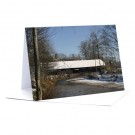 Moosbruecke im Winter  Foto-Faltkarte A6