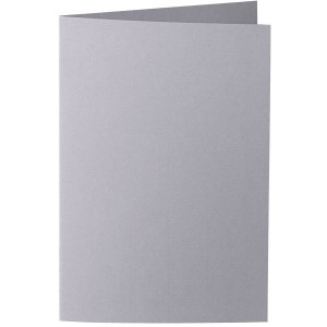 Faltkarte B6 Graphit