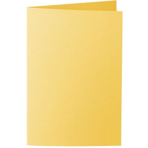 Faltkarte B6 Sonnengelb