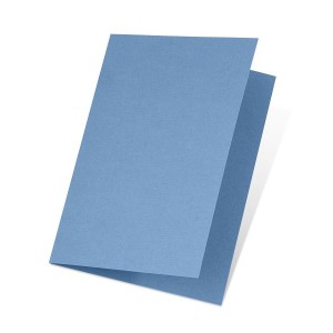Faltkarte B6 Marienblau