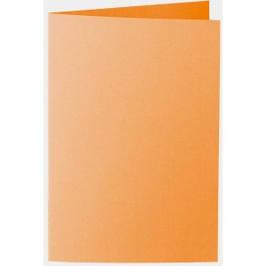 Faltkarte B6 Orange
