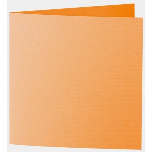 Faltkarte 16x16cm Orange