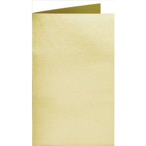 Faltkarte B6 Gold Shine