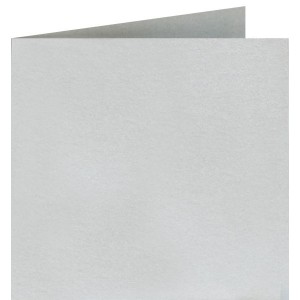 Faltkarte 16x16cm Silver Shine