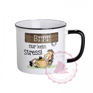 Tasse "Brrr nur kein Stress!"